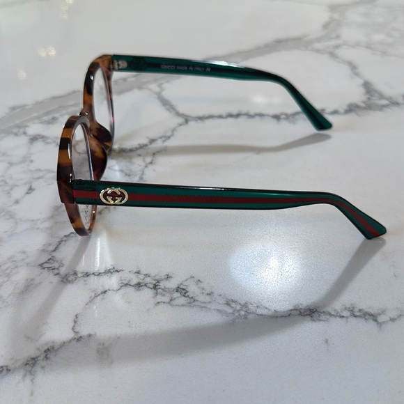 GG G u c c i Tortoise Shell Eyeglasses - Picture 3 of 9